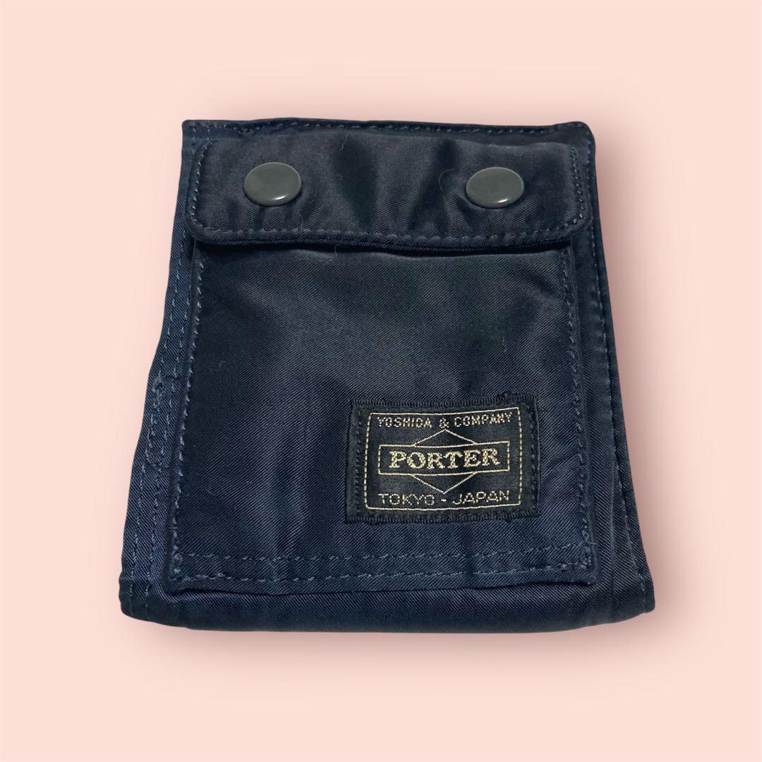 HEAD PORTER タンカー ウォレット タンカーブルー 廃盤 希少 美品