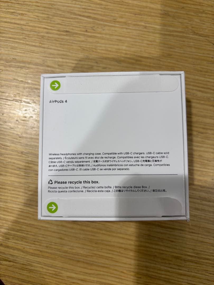 【新品・未開封】Apple AirPods 【第4世代】　正規品