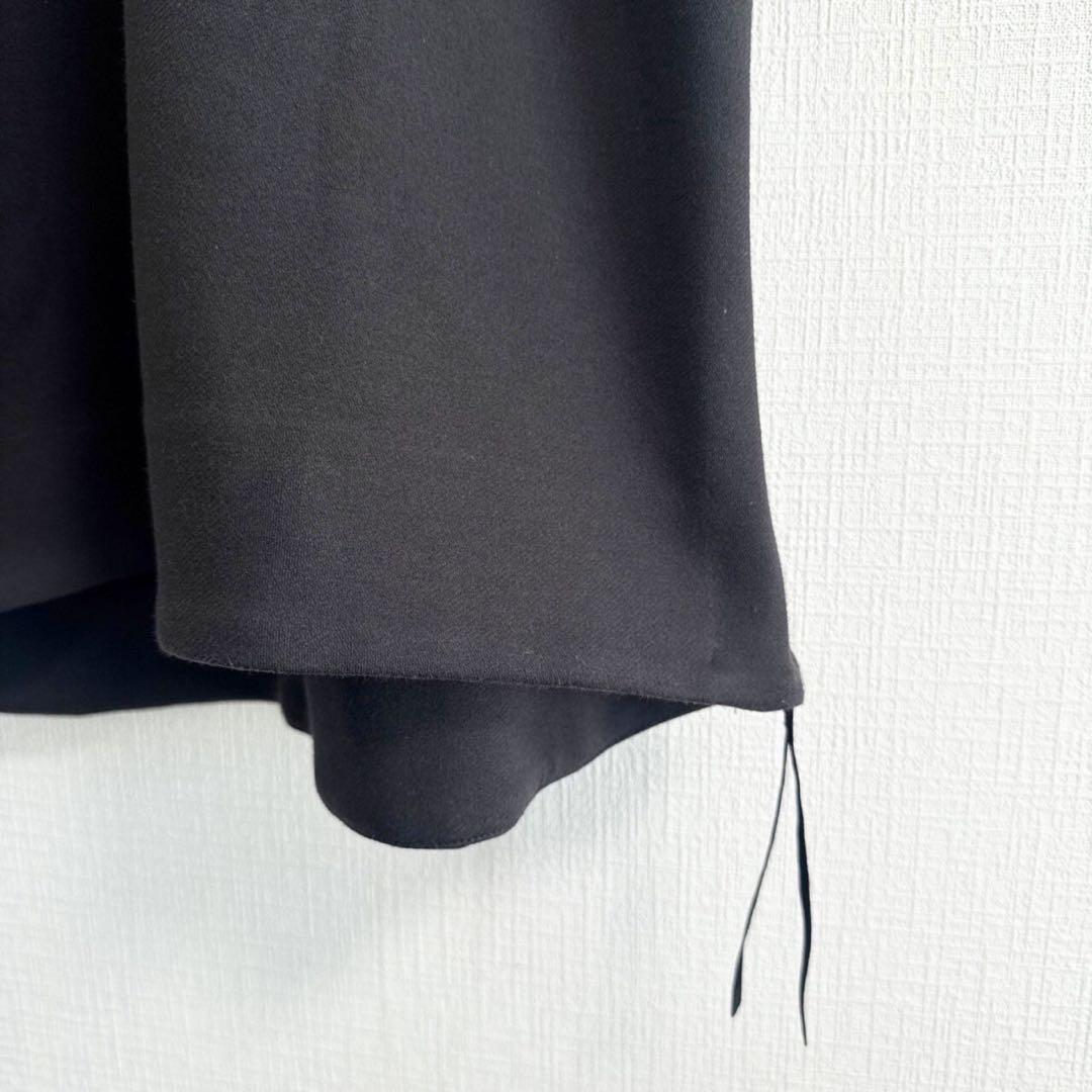 HYKE 近年 サイドジップワンピースドレス ハイク ブラック