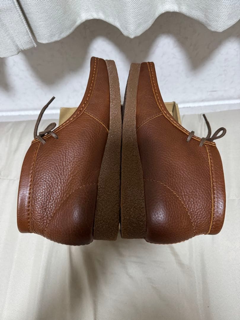 【新品未使用】クラークス シェイカーブーツ ブラウンレザー