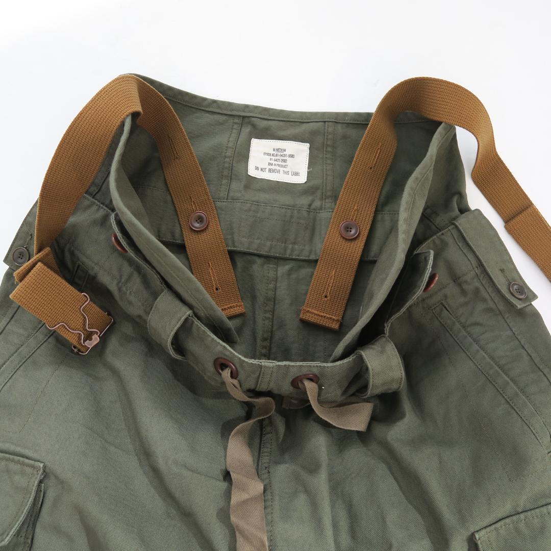 RNA-N ミリタリーオーバーパンツ オーバーオール サロペット カーゴ