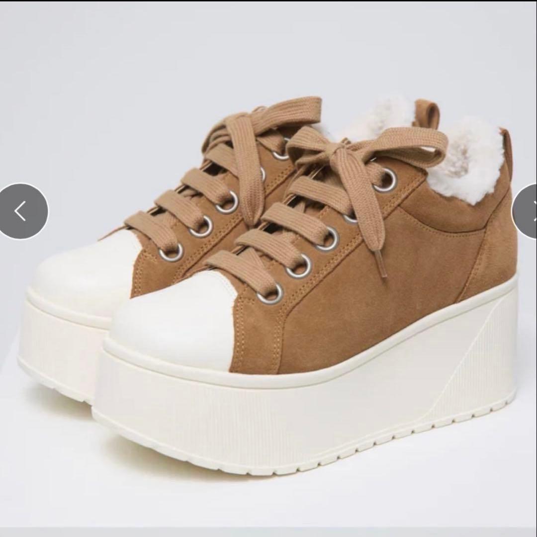 【最安値‼️】新品　鈴木亜美プロデュース　Lサイズ　プラットフォーム　スニーカー