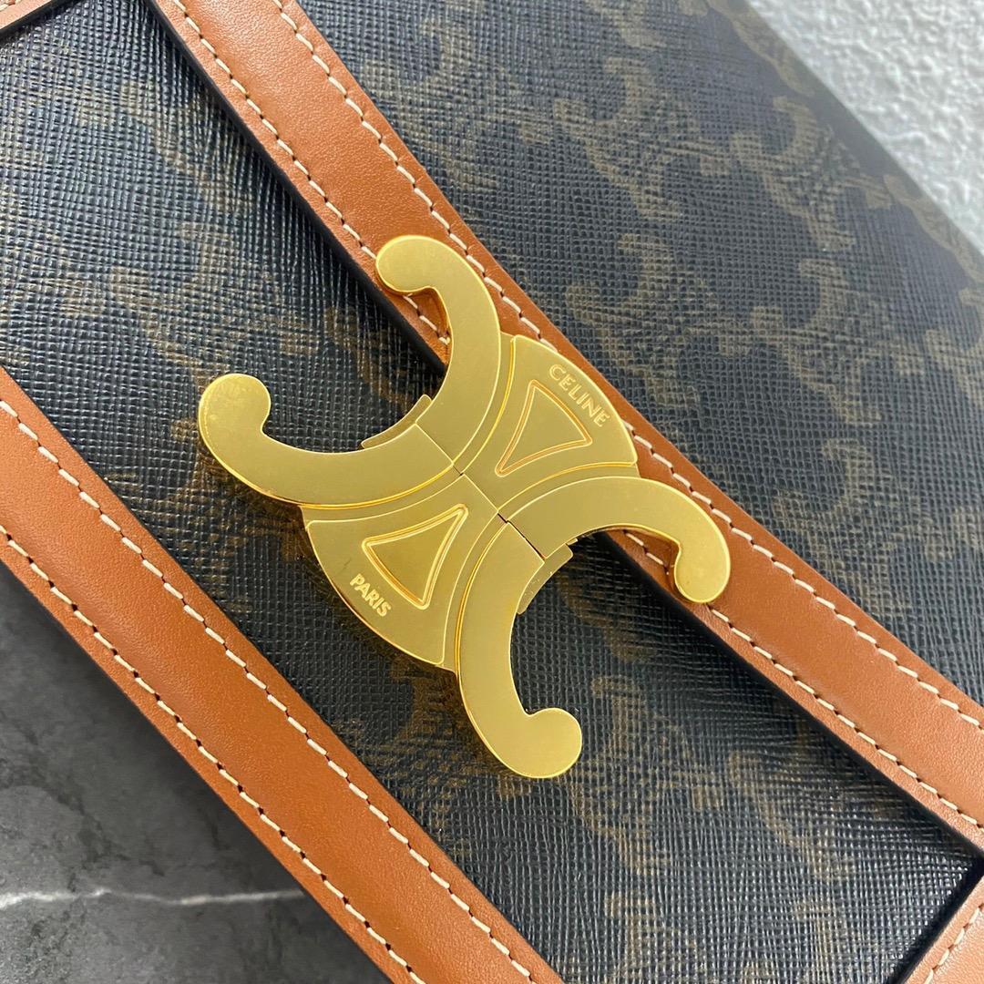 モノグラムショルダーバッグ ゴールドロゴ