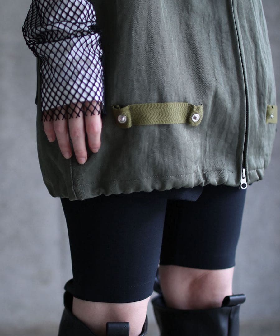 55000円 GVGV 黒 ジャンパースカート カーゴ ベスト ジャケット 36