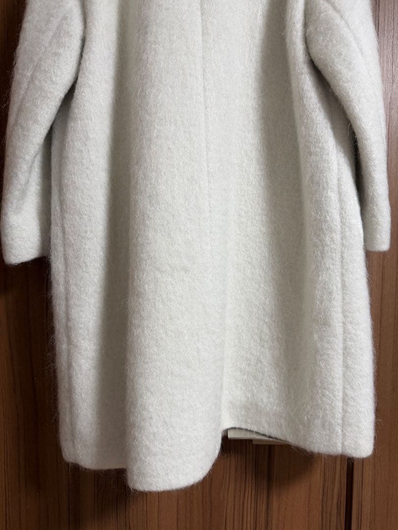 【新品】yori ヨリ ステンカラーシャギーコート 36 サイズ　【完売品】