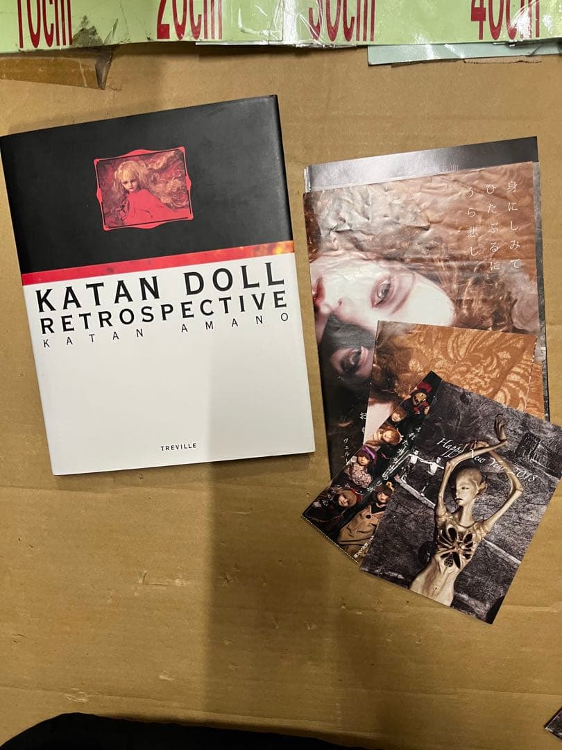 天野可淡★球体関節人形★サイン　チラシ多数ありまとめてセット
