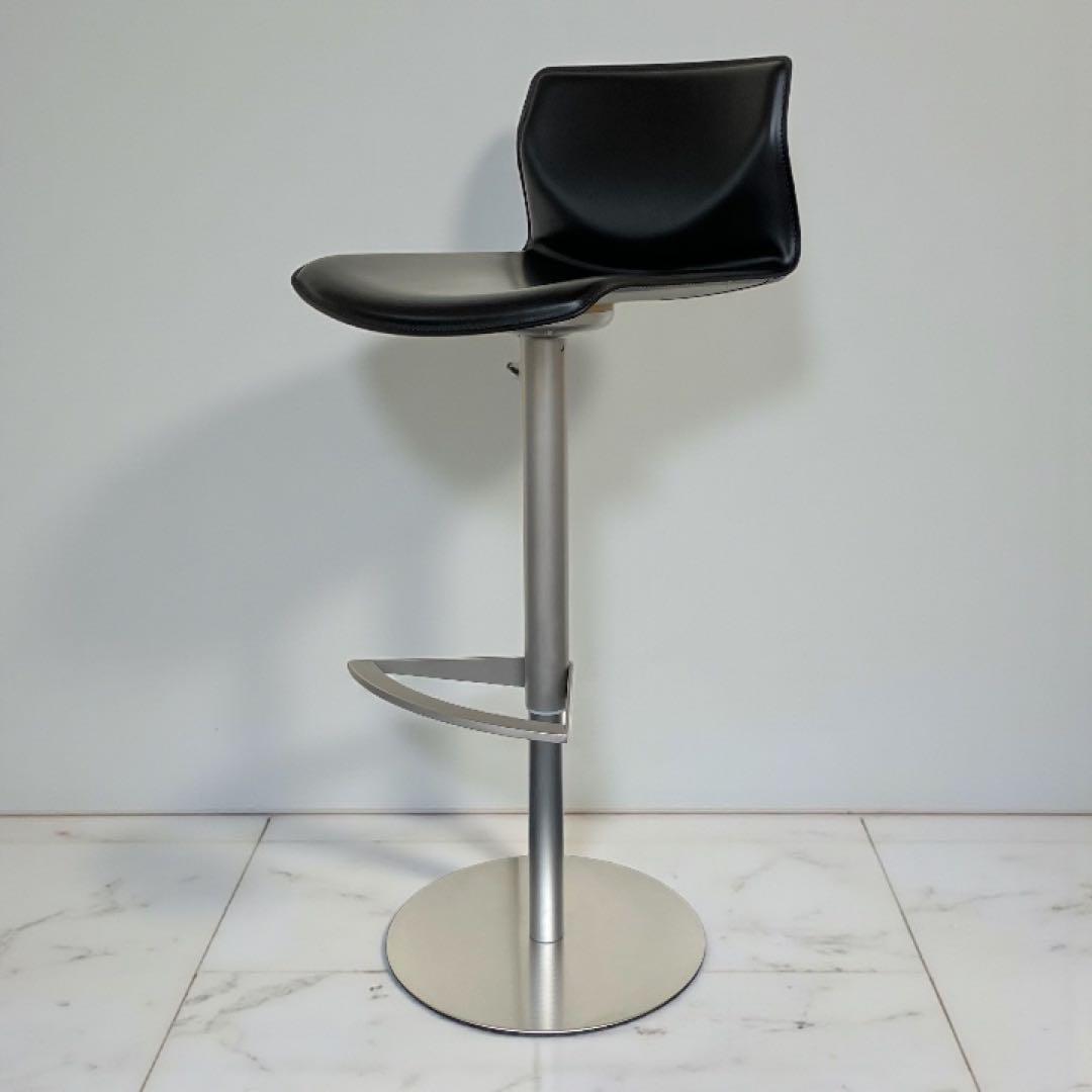 lapalma カイスツール Kai ブラック 昇降式 バーチェア イタリア製