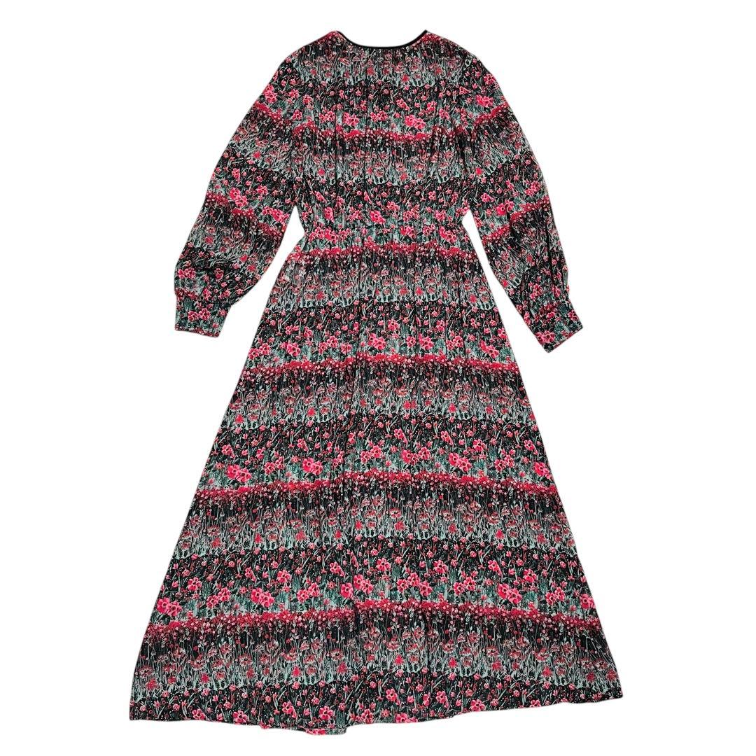 22AW定価6.8万　ANAYI アナイ　ティアードフラワープリント　ワンピース