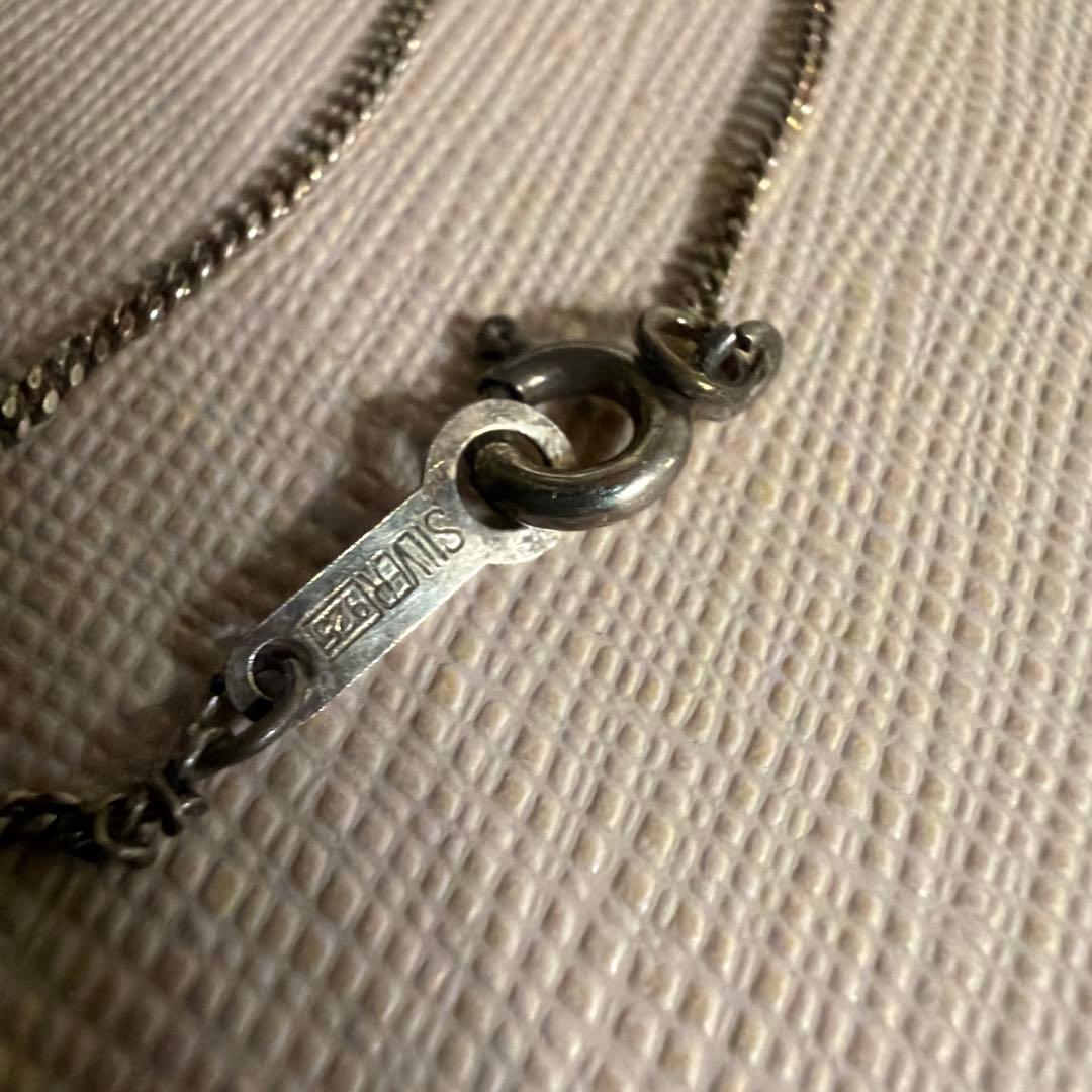 K10 ハートダイヤネックレス　シルバー925