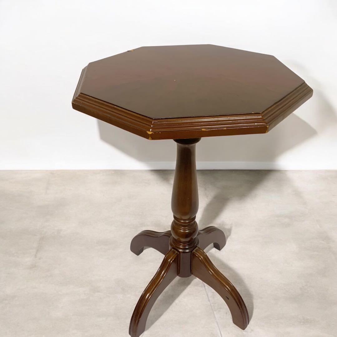 【送料込み】イギリス アンティーク ワインテーブル サイドテーブル 花台 飾棚