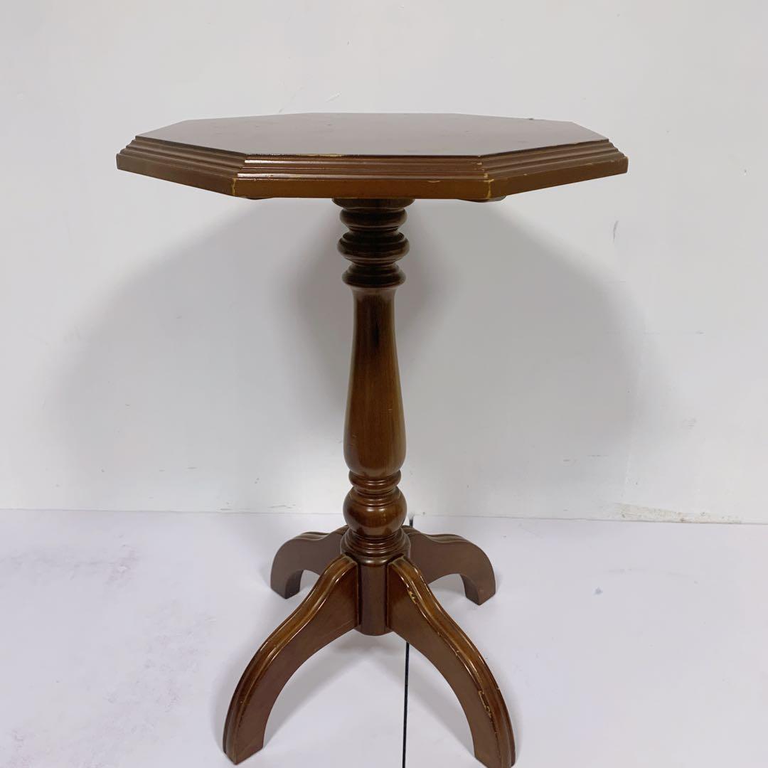 【送料込み】イギリス アンティーク ワインテーブル サイドテーブル 花台 飾棚