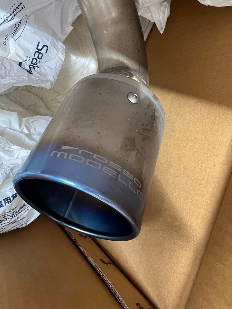 jb64 ロッソモデロDussel Ti-C マフラー ステッカー付き ジムニー