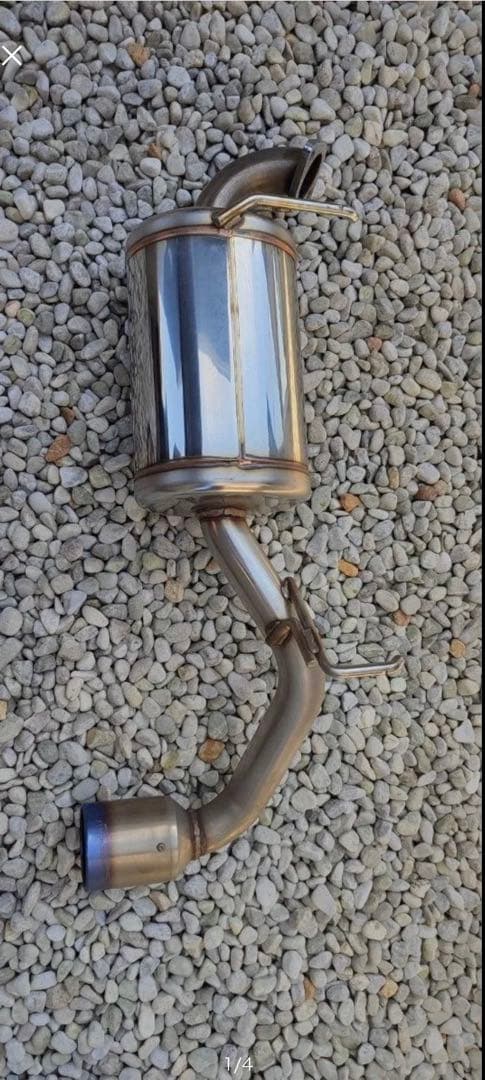 jb64 ロッソモデロDussel Ti-C マフラー ステッカー付き ジムニー