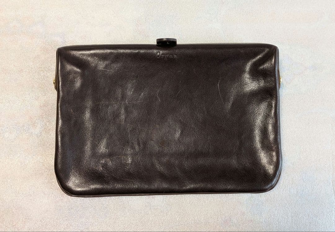 organ　クラッチバッグ　カスターニョ　ダークブラウン　sサイズ　g-38