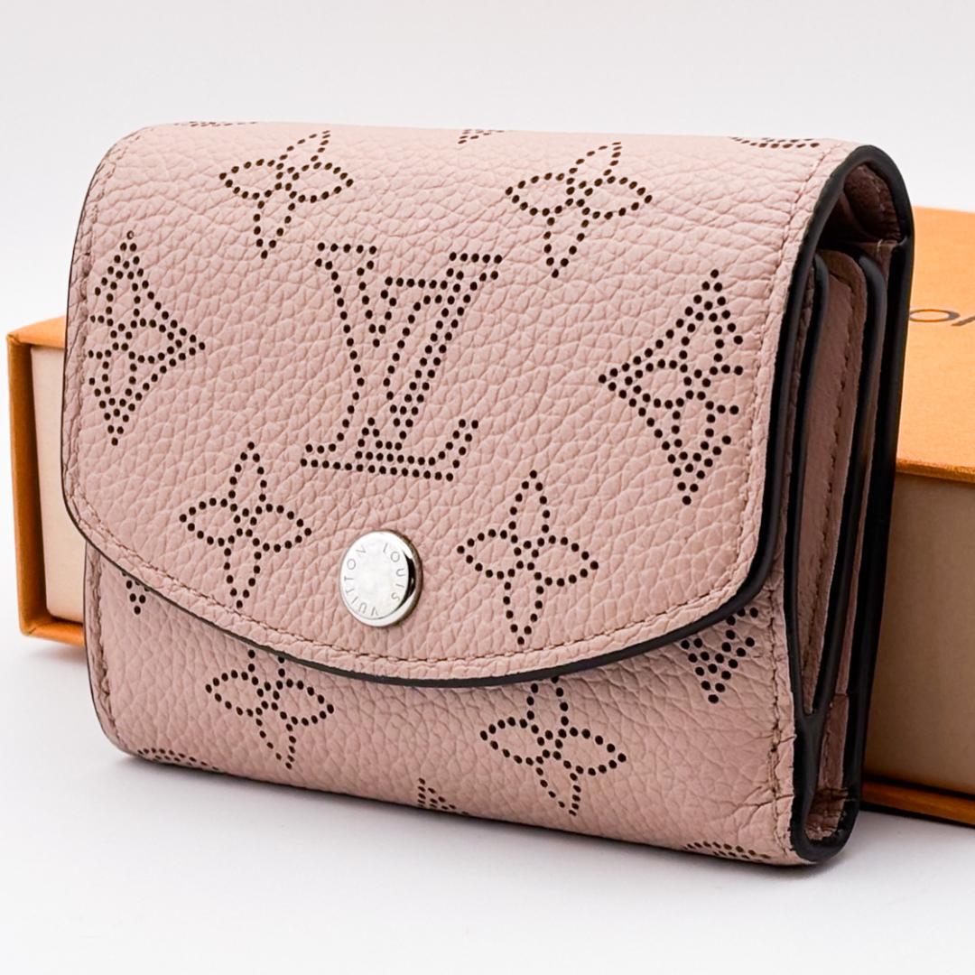 【超美品】ICタグ ルイヴィトン マヒナ ポルトフォイユ イリスXS 折り財布