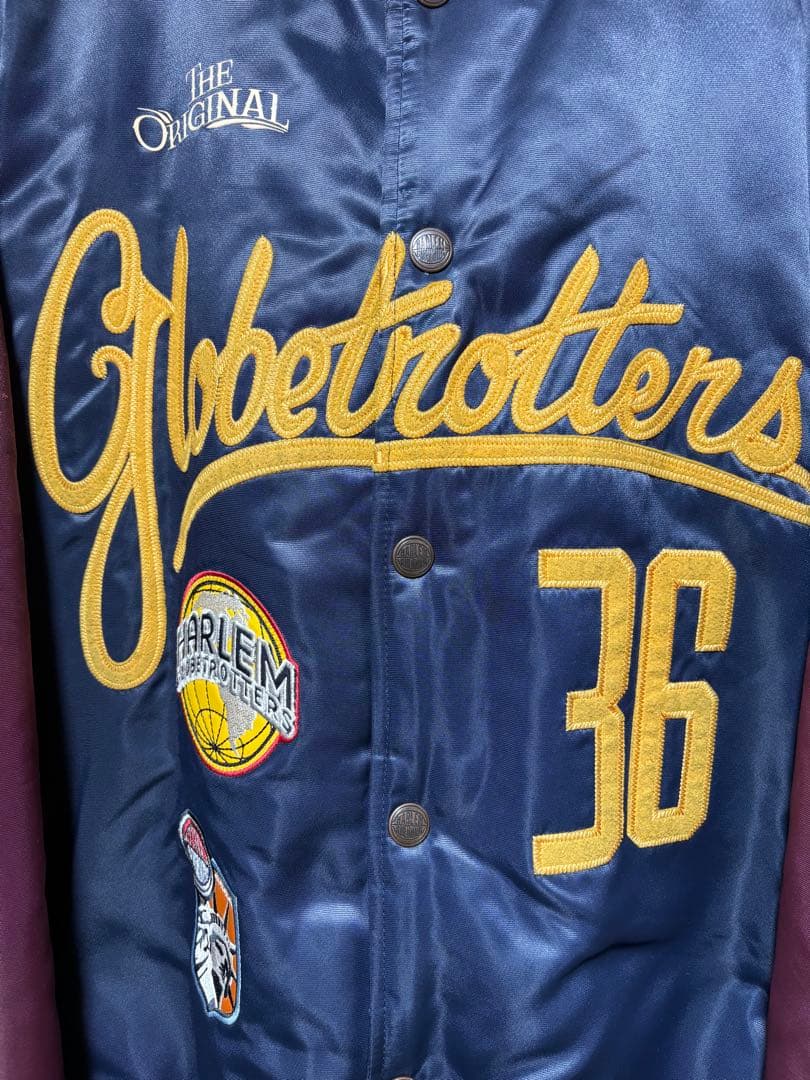 ハーレムグローブトロッターズ スタジャン PLATINUM FUBU