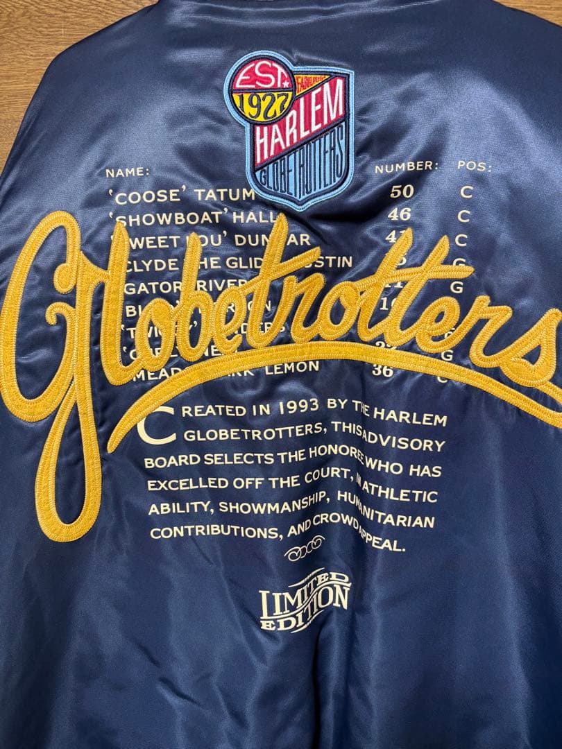 ハーレムグローブトロッターズ スタジャン PLATINUM FUBU