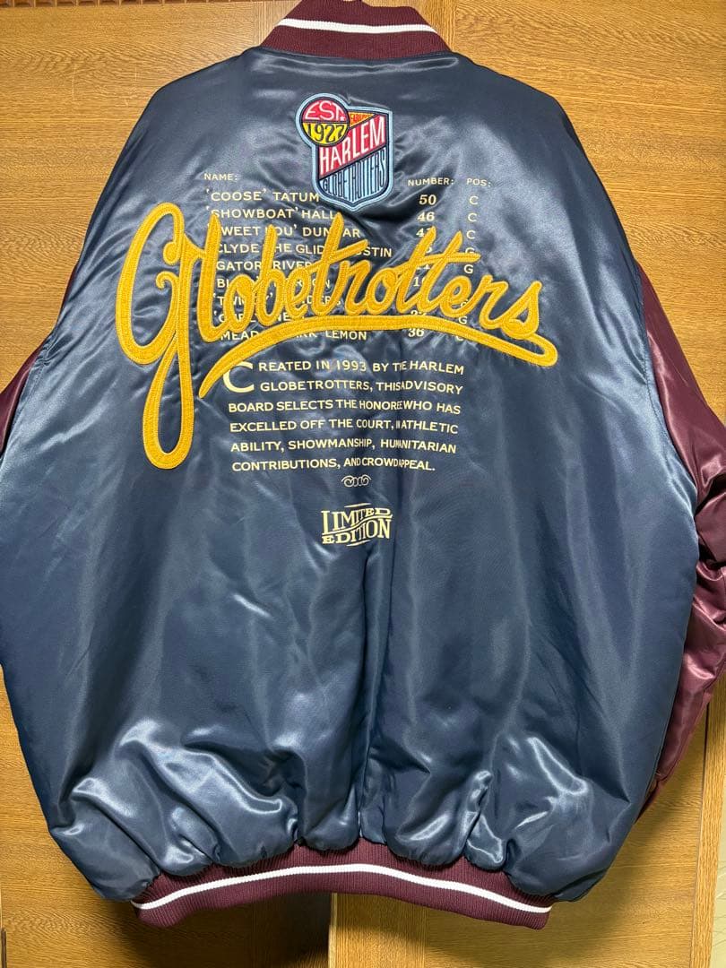 ハーレムグローブトロッターズ スタジャン PLATINUM FUBU