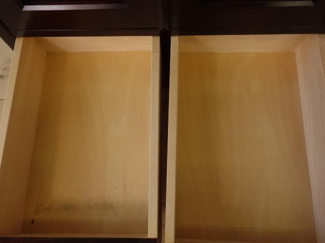 北海道民芸家具　ＴＶ台　テレビ台　サイドテーブル　再塗装済　ＵＳＥＤ