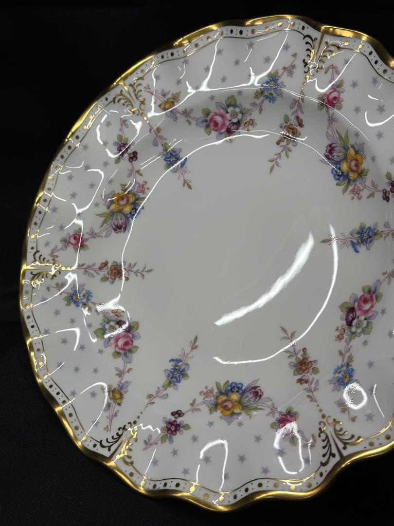 【USED美品】 CROWN DERBY アントワネット　プレート