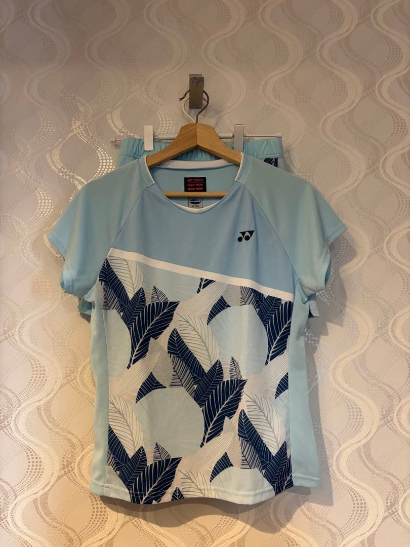 WOMEN バドミントンシャツ、インナースパッツ付きスカート