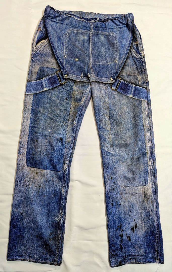 TakingAboutTheAbstraction デニム転写パンツ