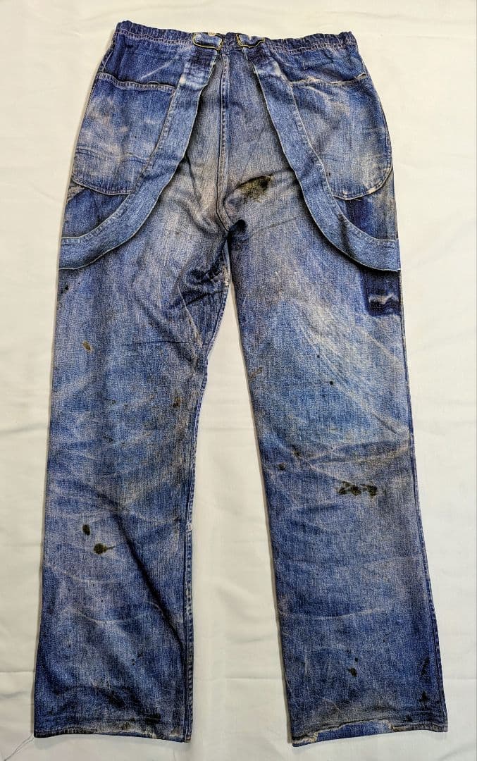 TakingAboutTheAbstraction デニム転写パンツ