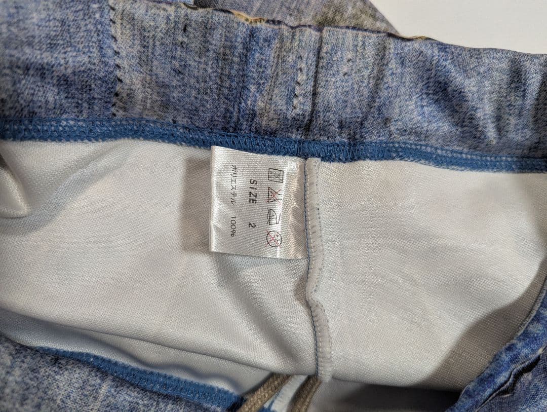 TakingAboutTheAbstraction デニム転写パンツ