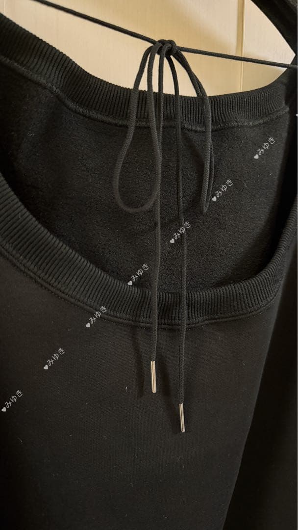 THE TOE Opern Off-shoulder Sweat ブラックM