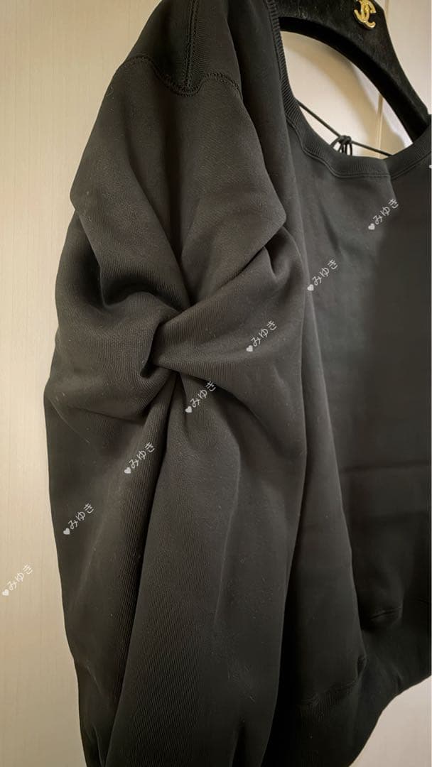 THE TOE Opern Off-shoulder Sweat ブラックM