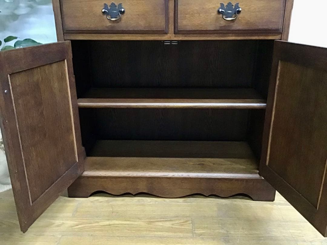 higashikurumemom☆管349☆北海道えぞ民芸家具☆ビュッフェ