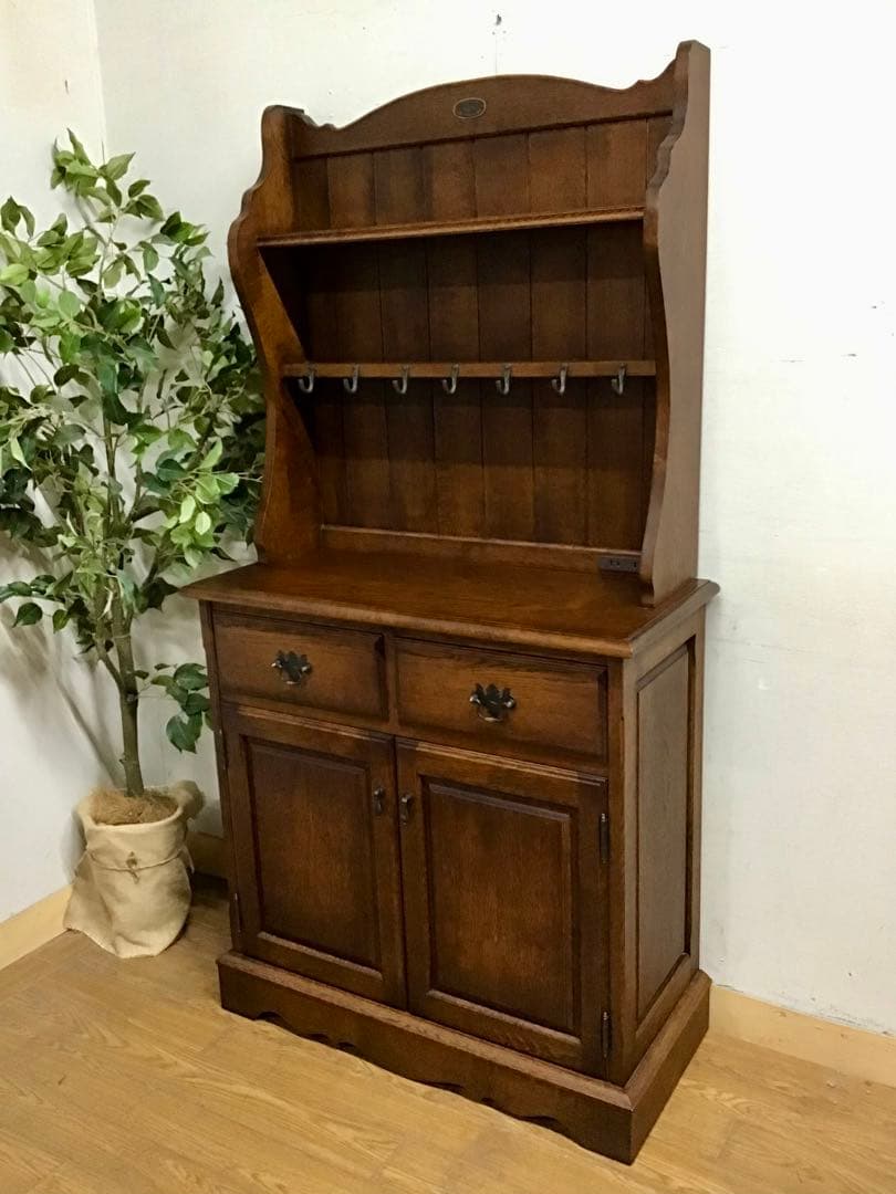 higashikurumemom☆管349☆北海道えぞ民芸家具☆ビュッフェ