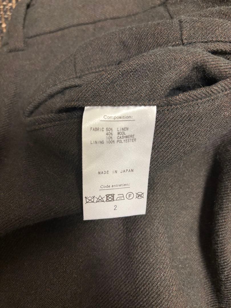 ジ*イ様 A.PRESSE Wide Tapered Trousers KHAK