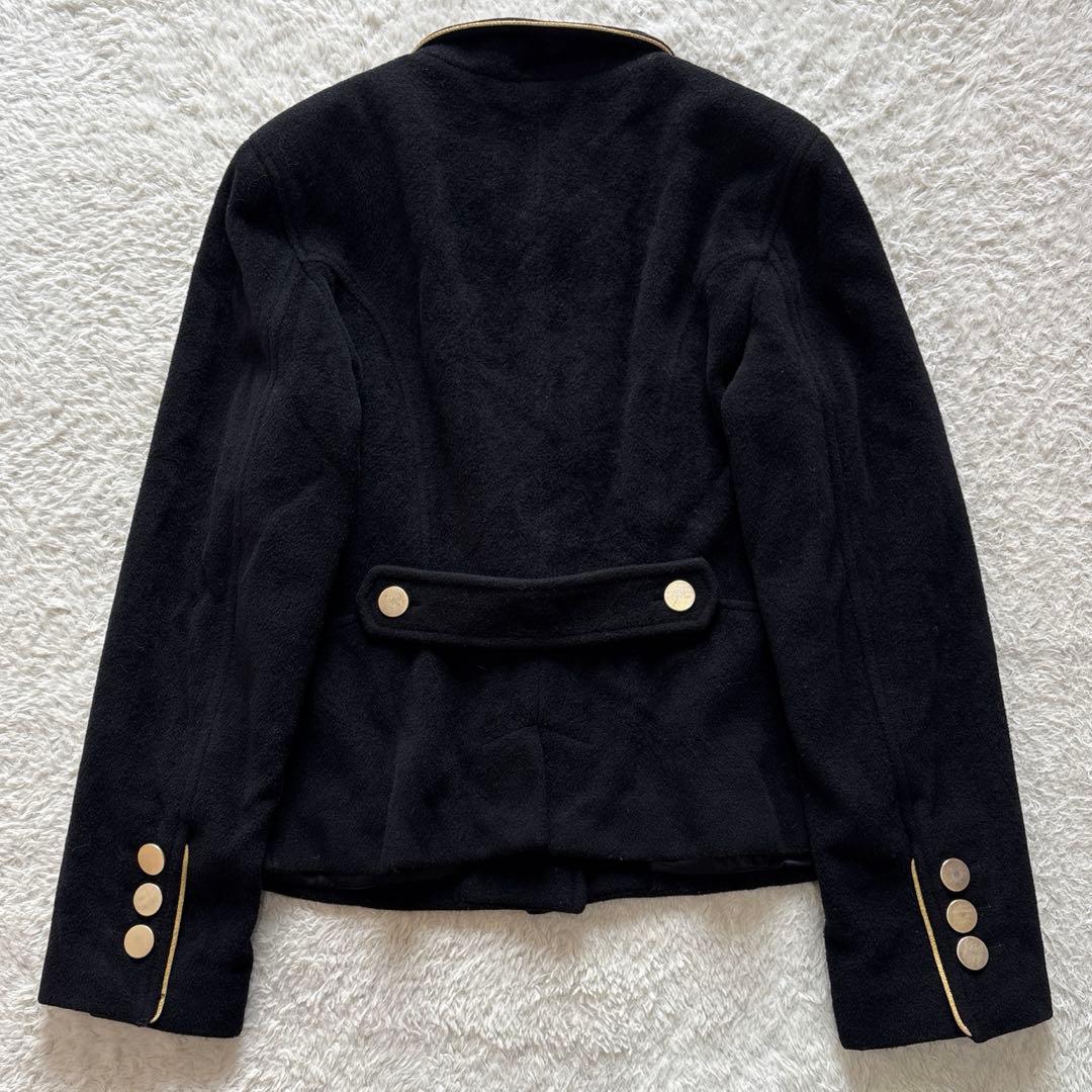 アニエスベー　カシミヤ混ナポレオンジャケット　2020AW コート　ブラック