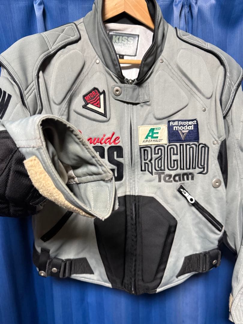 ビン KISS RACING キスレーシング ライディングジャケット L