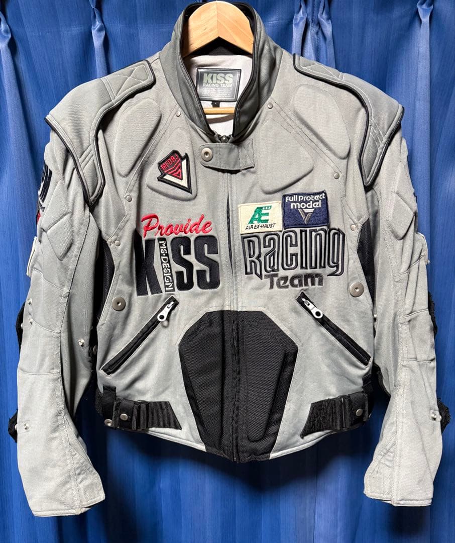 ビン KISS RACING キスレーシング ライディングジャケット L