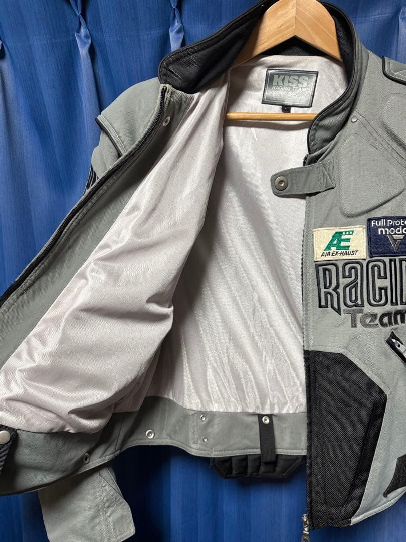 ビン KISS RACING キスレーシング ライディングジャケット L