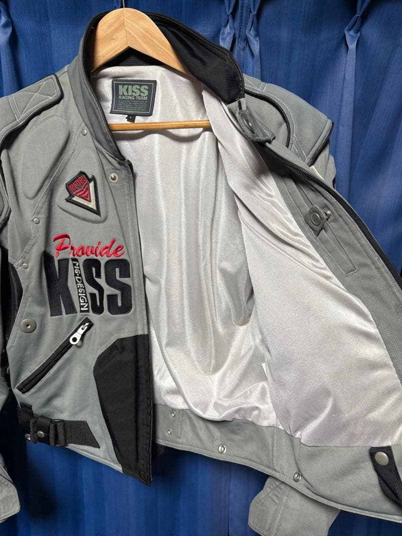 ビン KISS RACING キスレーシング ライディングジャケット L