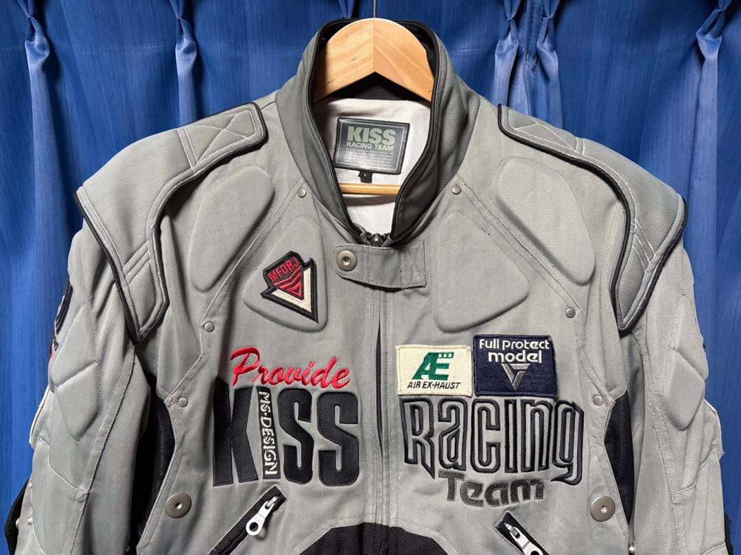 ビン KISS RACING キスレーシング ライディングジャケット L