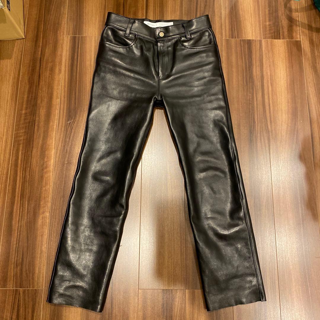 .*k様 キムタク着用 MASSES LEATHER PANTS Sサイズ