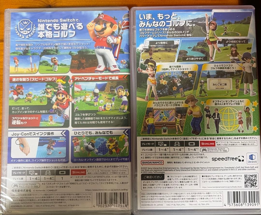 Switchゴルフセット　本体＋ソフト2本＋その他色々