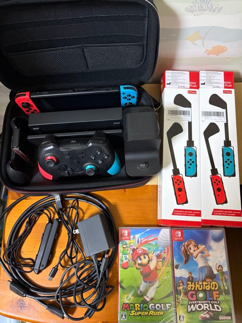 Switchゴルフセット　本体＋ソフト2本＋その他色々