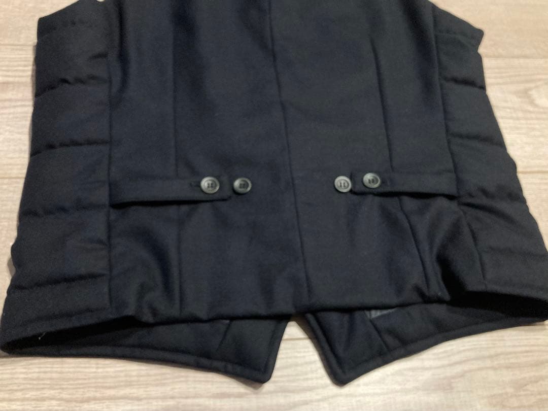 HERNO ダウンベスト ネイビー 44 S ウール