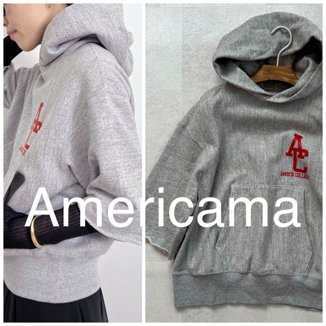 美品　Americama アメリカーナ　カットオフスウェット