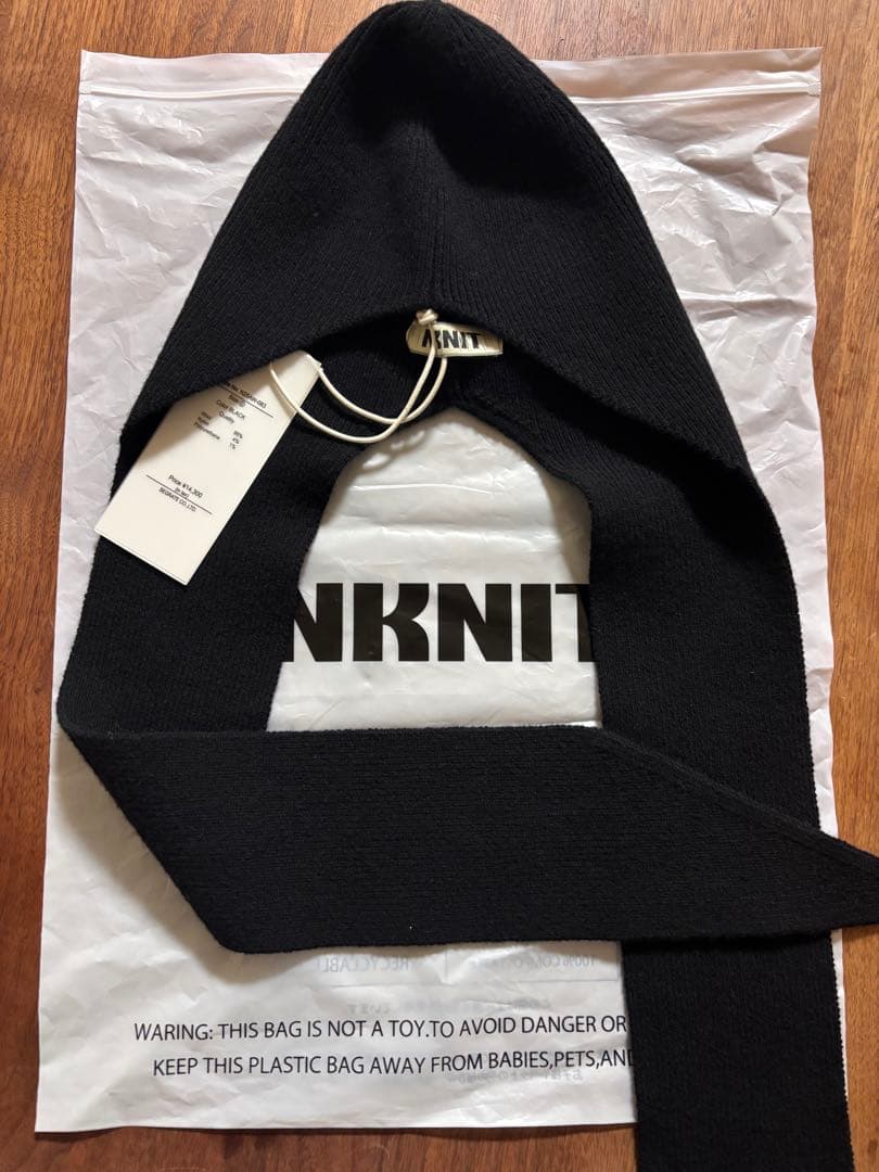 NKNIT ンニット　wool KNIT muffler cap