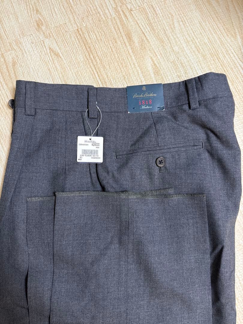 Brooks Brothers 1818 メンズ スラックス ダークグレー