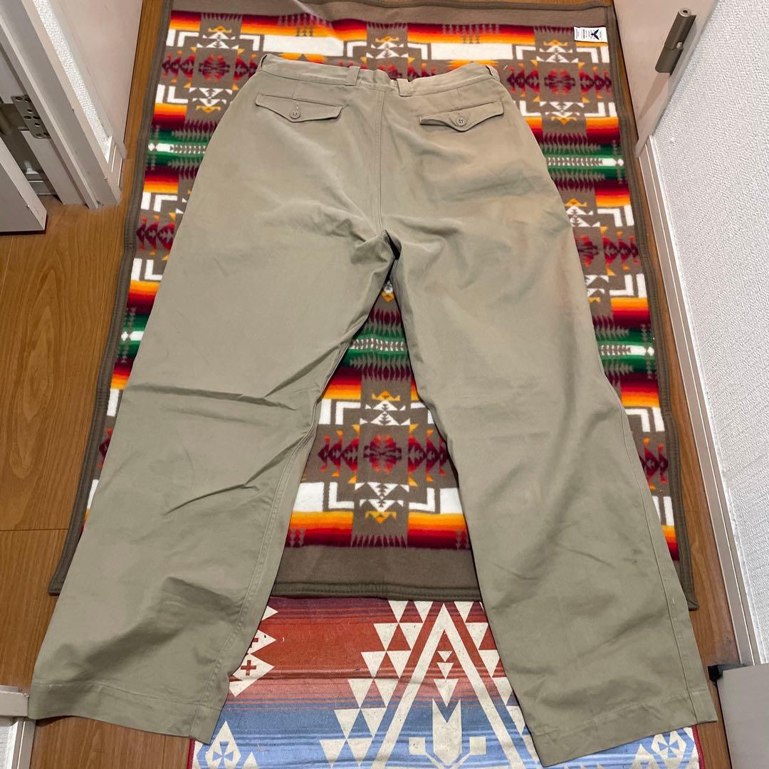【美品】M52 チノ　トラウザー　実物　フランス軍 Size:35