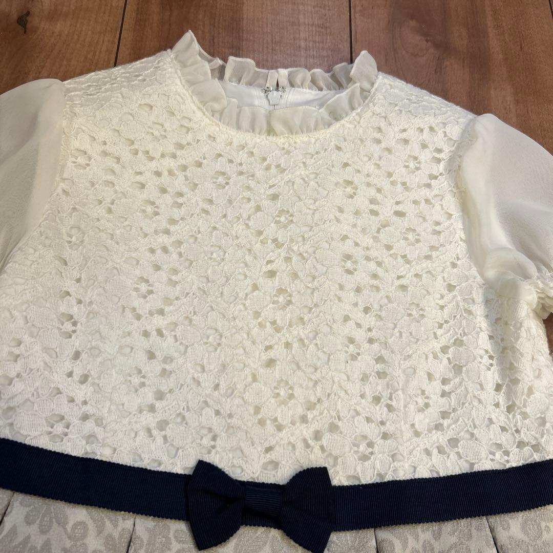 ショパン　ワンピース フラワージャガードアンサンブル 120 入学式 卒園式