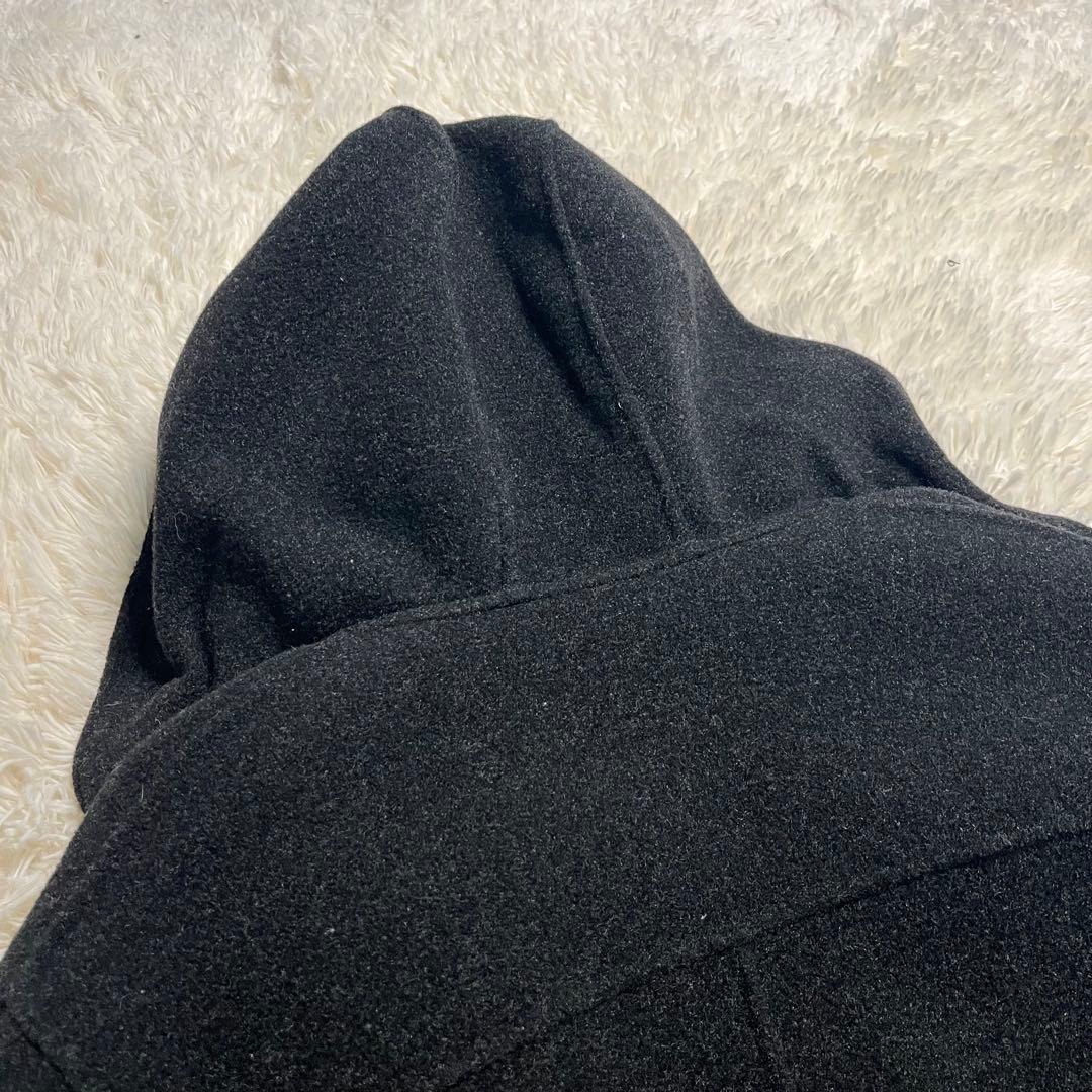 PPFM wool/nylon double face coat 裏チェック