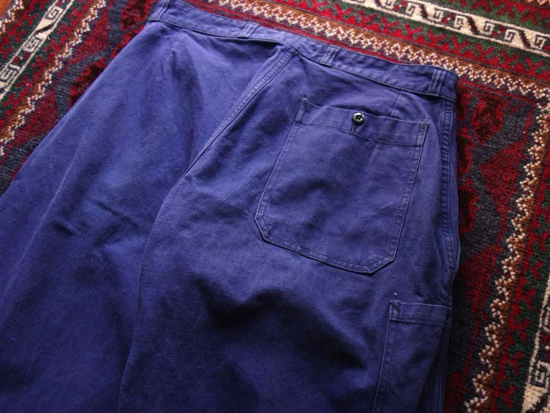 70s フランス軍 ワークパンツ フレンチワーク ツイル L〜XL相当